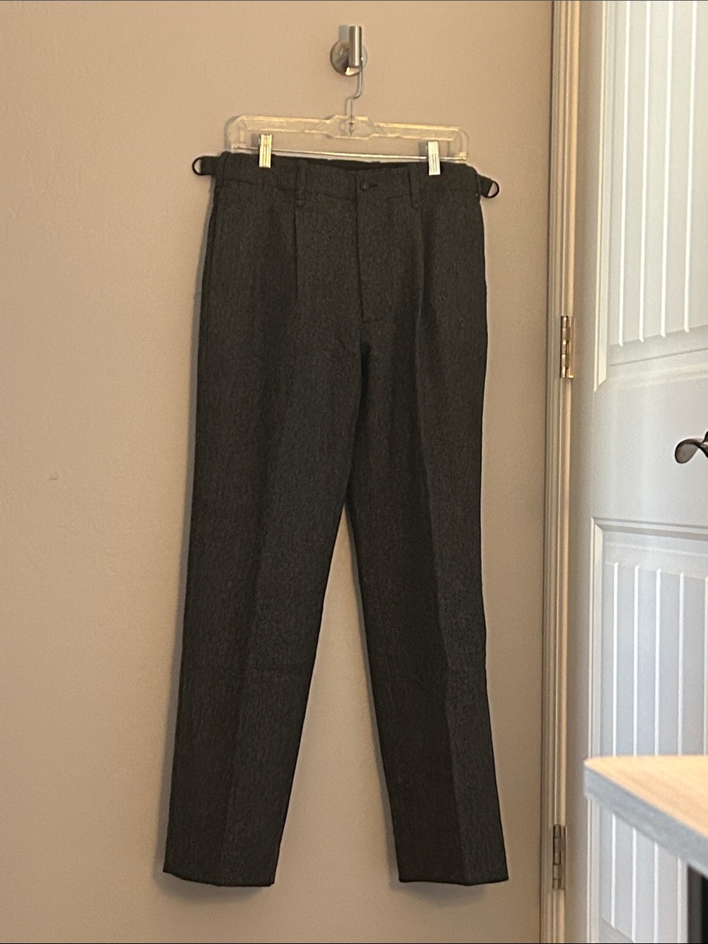 AYR Grey Pleated Trousers